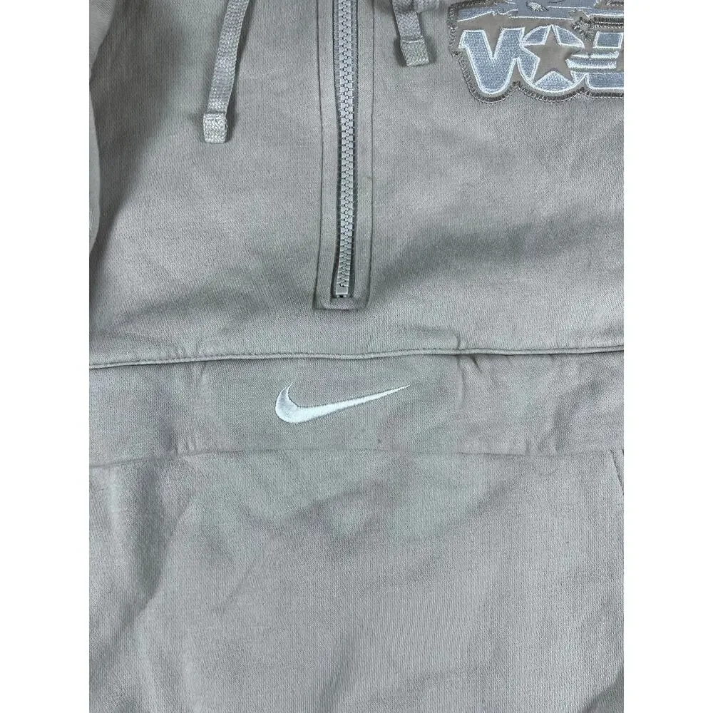 Tennessee Volunteers Hoodie Mens L Beige Nike Vols Football NCAA Sports Anorak